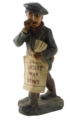Lot 131 - An early 20thC painted plaster advertising...
