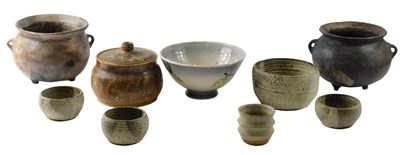 Lot 521 - A quantity of Studio pottery, to include two...