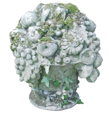 Lot 286 - A reconstituted stone garden ornament, in the...