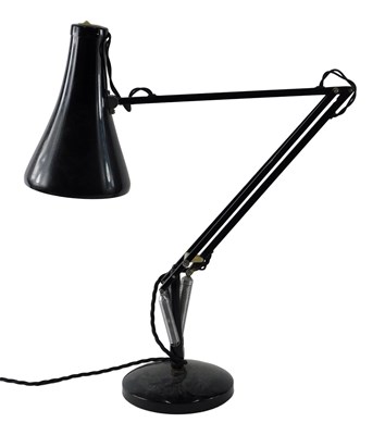 Lot 141 - A Herbert Terry Anglepoise lamp, with black...