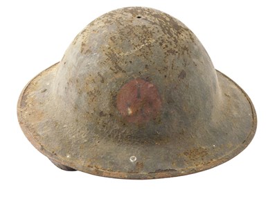 Lot 149 - An early 20thC British helmet, with indistinct...