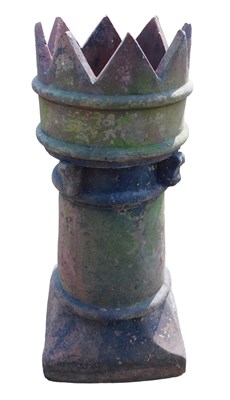 Lot 300 - A Victorian terracotta chimney pot, with...