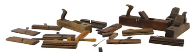 Lot 238 - A quantity of wooden planes, various stamps, etc.