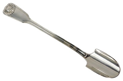 Lot 332 - A Victorian silver fiddle thread and shell...