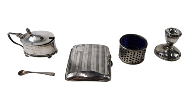 Lot 341 - A collection of small silver, to include...