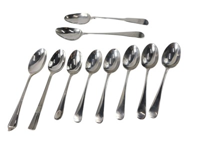 Lot 347 - A collection of 19thC and later silver...