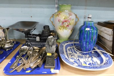Lot 2012 - Various plated flatware, forks, spoons, etc.,...