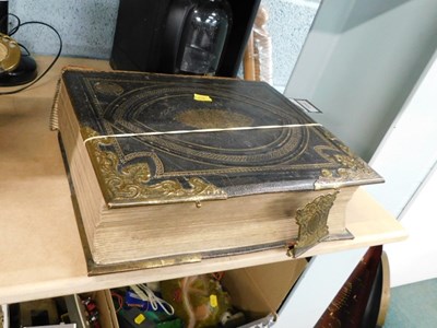 Lot 2022 - A Victorian leather bound Comprehensive Family...