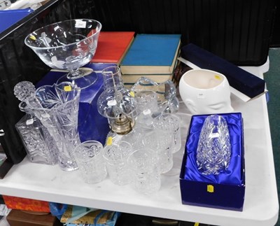 Lot 2047 - A quantity of glassware, to include tumblers,...