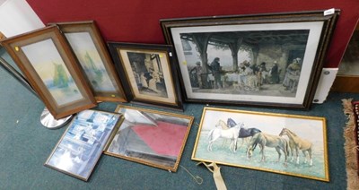 Lot 2059 - Various framed pictures and print, to include...