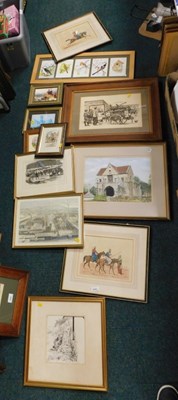 Lot 2068 - A quantity of pictures and prints, to include...