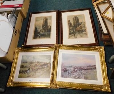 Lot 2083 - Various framed pictures and prints, to include...