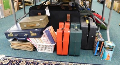 Lot 2088 - Houseware, to include cased 1950s GEC radio,...