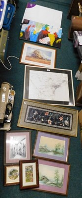 Lot 2092 - Various pictures and prints, including...