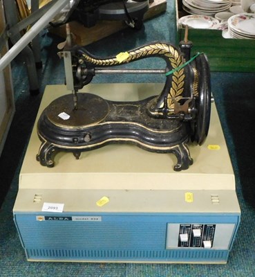 Lot 2093 - An Alba model 632 cased record player, a Jones...