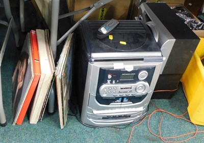 Lot 2120 - A 3 compact disc rotary changer system music...