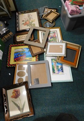 Lot 2071 - A quantity of pictures and prints, and empty...