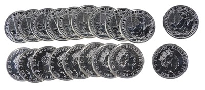 Lot 400 - Nineteen Elizabeth II 2016 one ounce fine...