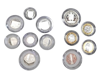 Lot 410 - A 2009 silver proof coin set, number 3305,...