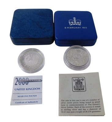 Lot 415 - An Elizabeth II 1999 and 2000 silver...
