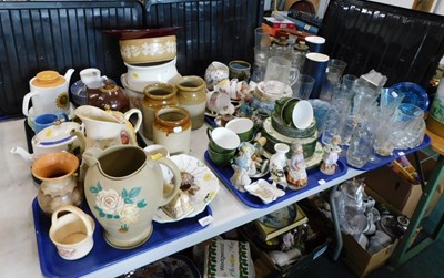 Lot 2137 - Ceramics and glassware, to include studio...