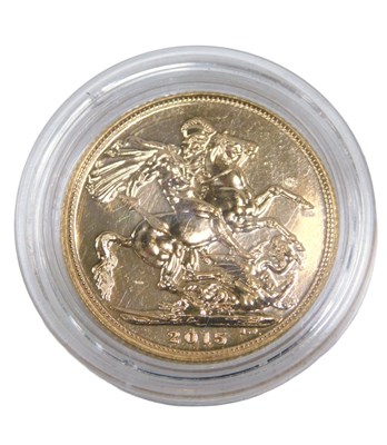 Lot 67 - An Elizabeth II full gold sovereign, dated 2015.