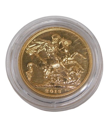 Lot 68 - An Elizabeth II full gold sovereign, dated 2015.