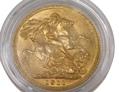 Lot 70 - A George V full gold sovereign, dated 1911.