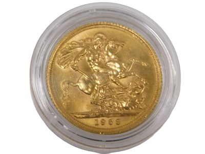 Lot 75 - An Elizabeth II full gold sovereign, dated 1963.