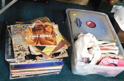 Lot 2146 - A quantity of LPs and singles, to include Jack...