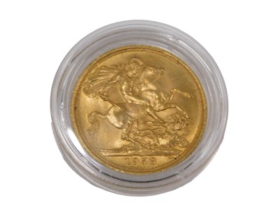 Lot 81 - An Elizabeth II full gold sovereign, dated 1958.