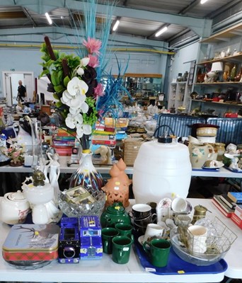 Lot 2151 - Housewares, ceramics, figurines, etc., to...