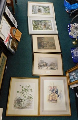 Lot 2155 - Framed pictures and prints, to include hunting...