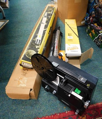 Lot 2158 - A Tasco refractor telescope and tripod, a...
