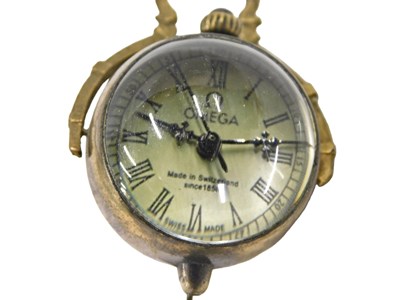 Lot 51 - An Omega Ball watch, the circular dial bearing...