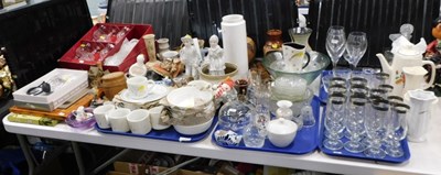 Lot 2176 - Housewares, to include boxed set of six wine...