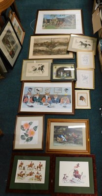 Lot 2137a - A quantity of pictures and prints, to include...