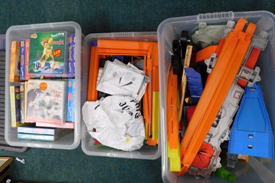 Lot 2187 - A quantity of toys and Read Along books,...