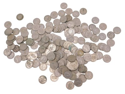 Lot 448 - A large quantity of cupronickel shillings or...