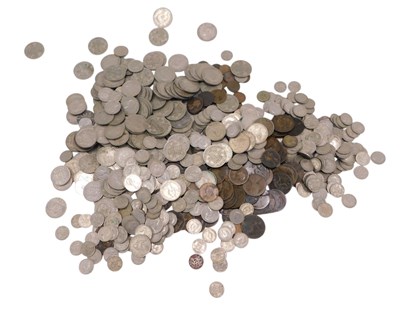 Lot 452 - A large quantity of cupronickel two shillings,...