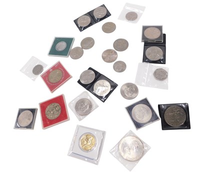Lot 436 - A quantity of nickel silver crowns, various...