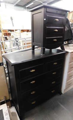Lot 1508 - A part bedroom suite, comprising a chest of...