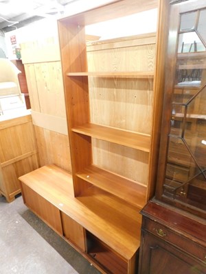 Lot 1551 - A G-Plan teak low sideboard, with two sliding...