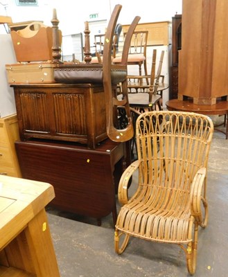 Lot 1552 - A group of furniture, to include a mahogany...
