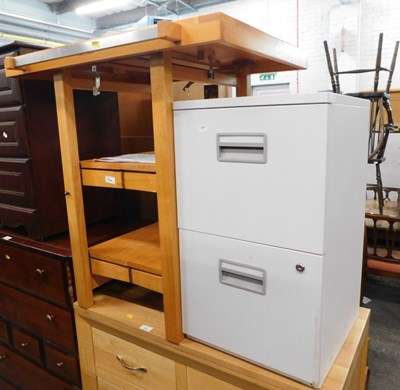 Lot 1554 - An Oasis Island folding island kitchen trolley...