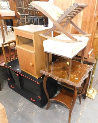 Lot 1573 - A group of furniture, to include a mahogany...