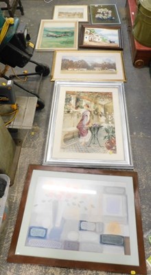 Lot 1590 - Various pictures, prints, etc., to include...