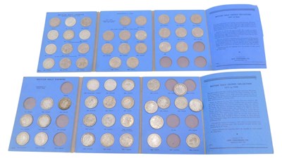 Lot 460 - A collection of George V and later half crowns,...