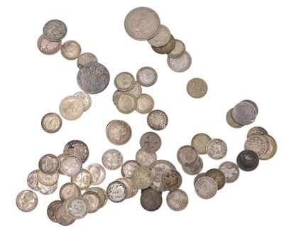 Lot 474 - A quantity of mainly silver and part silver...