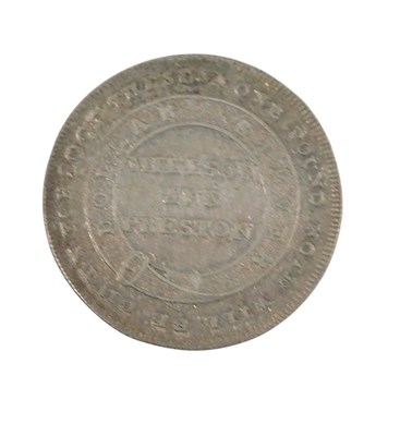 Lot 475 - A Lincoln silver six pence stamped to centre...